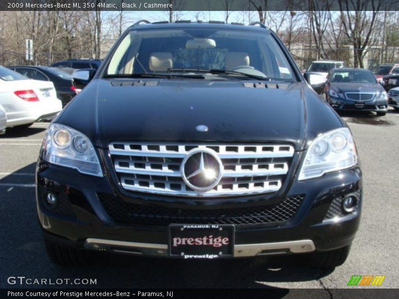 Black / Cashmere 2009 Mercedes-Benz ML 350 4Matic