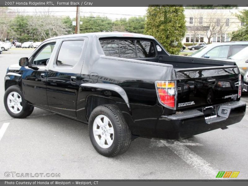 Formal Black / Gray 2007 Honda Ridgeline RTL