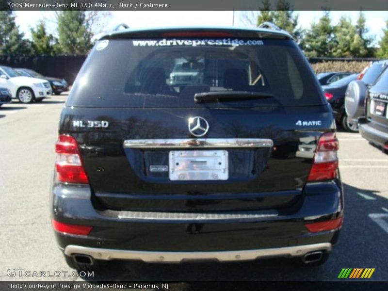 Black / Cashmere 2009 Mercedes-Benz ML 350 4Matic
