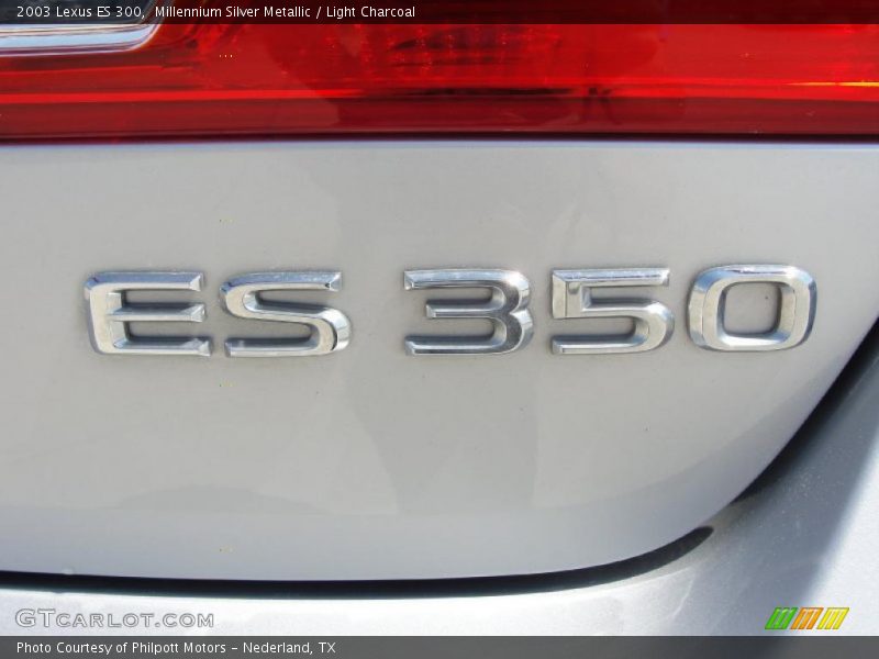 Millennium Silver Metallic / Light Charcoal 2003 Lexus ES 300