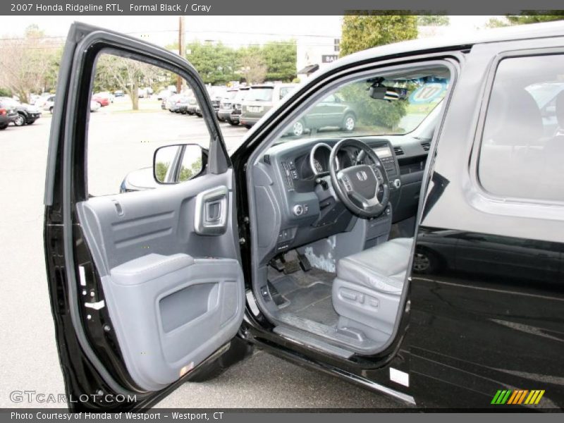 Formal Black / Gray 2007 Honda Ridgeline RTL