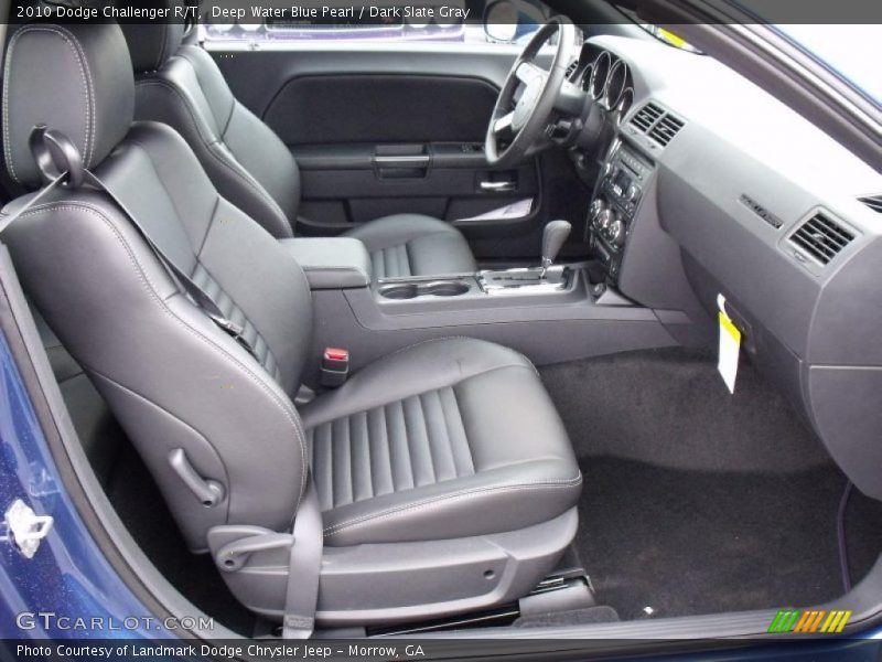 Deep Water Blue Pearl / Dark Slate Gray 2010 Dodge Challenger R/T
