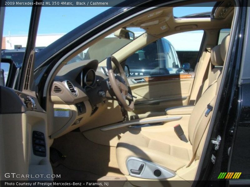 Black / Cashmere 2009 Mercedes-Benz ML 350 4Matic