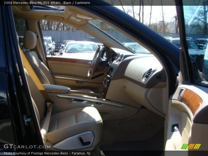 Black / Cashmere 2009 Mercedes-Benz ML 350 4Matic