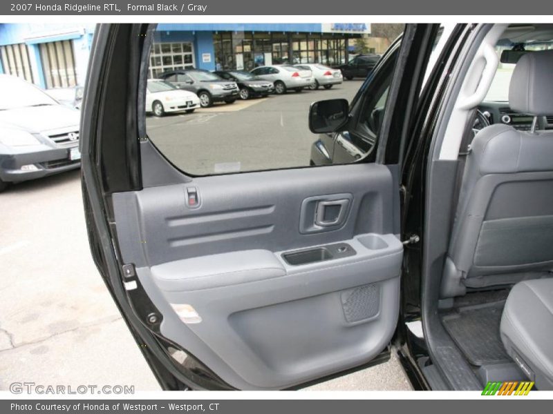 Formal Black / Gray 2007 Honda Ridgeline RTL