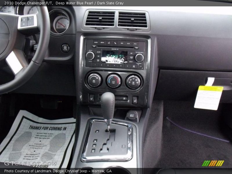 Deep Water Blue Pearl / Dark Slate Gray 2010 Dodge Challenger R/T