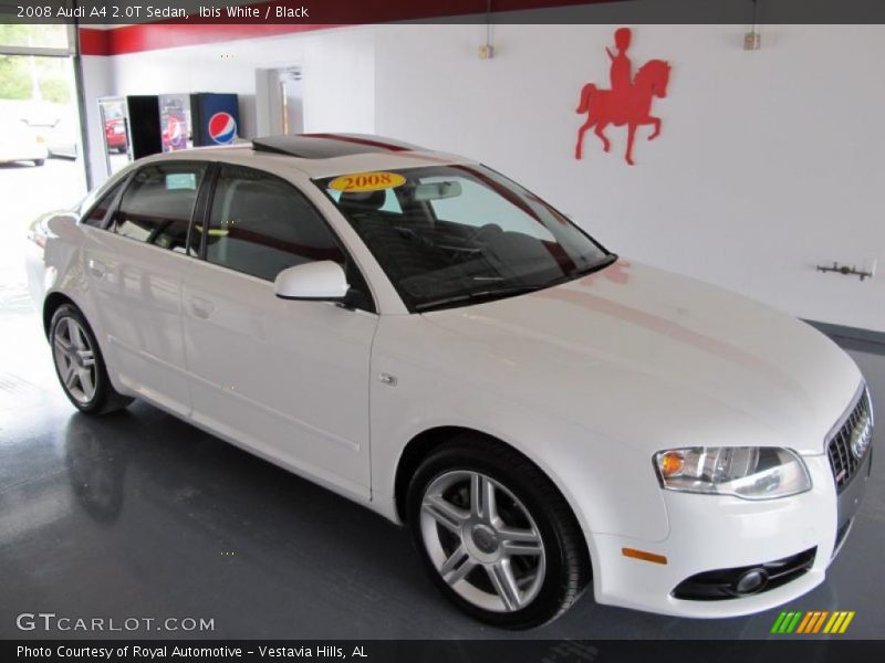 Ibis White / Black 2008 Audi A4 2.0T Sedan