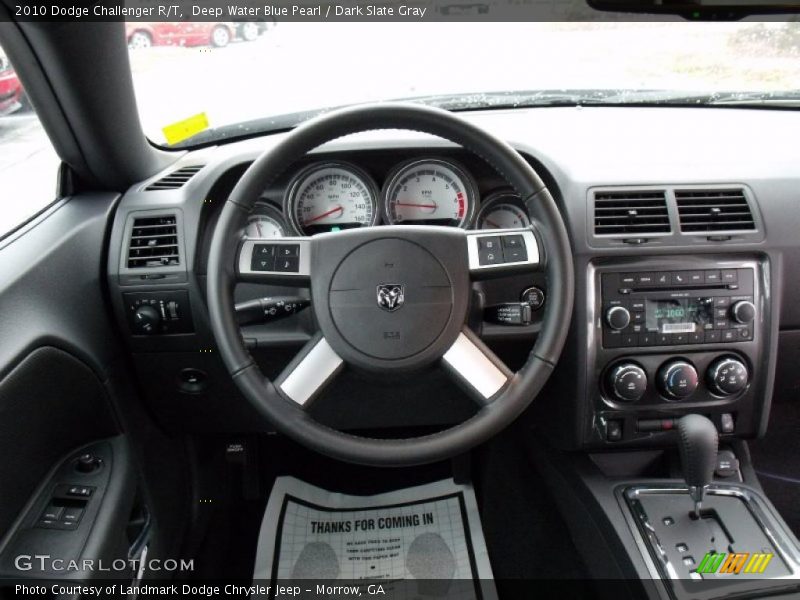 Deep Water Blue Pearl / Dark Slate Gray 2010 Dodge Challenger R/T