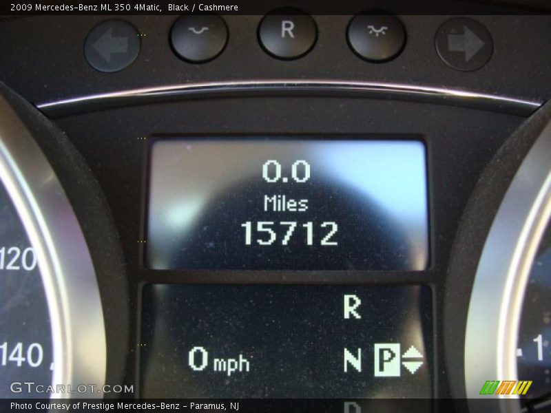Black / Cashmere 2009 Mercedes-Benz ML 350 4Matic