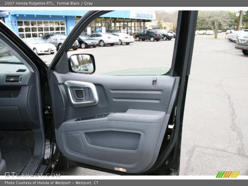 Formal Black / Gray 2007 Honda Ridgeline RTL