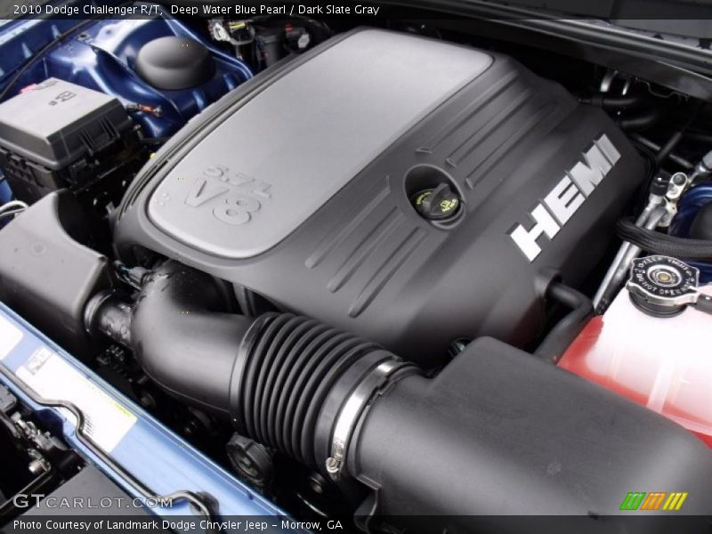 Deep Water Blue Pearl / Dark Slate Gray 2010 Dodge Challenger R/T