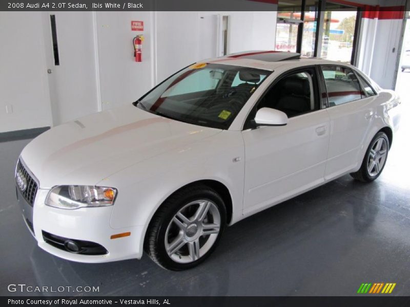 Ibis White / Black 2008 Audi A4 2.0T Sedan