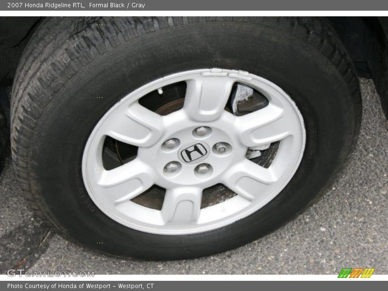 Formal Black / Gray 2007 Honda Ridgeline RTL