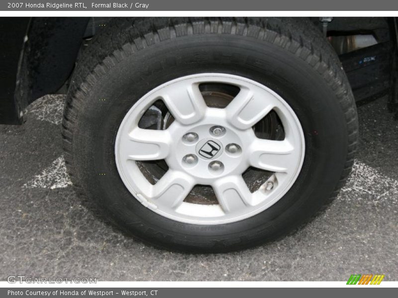 Formal Black / Gray 2007 Honda Ridgeline RTL