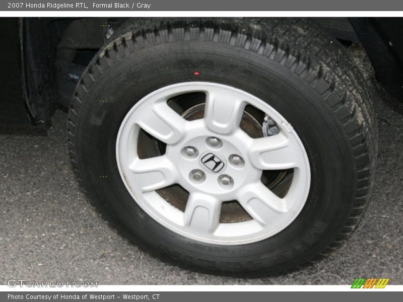 Formal Black / Gray 2007 Honda Ridgeline RTL