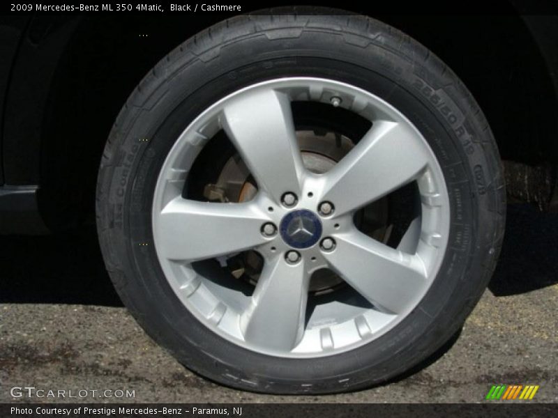 Black / Cashmere 2009 Mercedes-Benz ML 350 4Matic