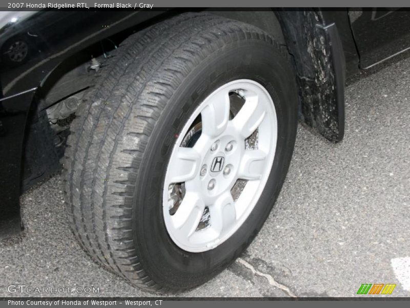 Formal Black / Gray 2007 Honda Ridgeline RTL
