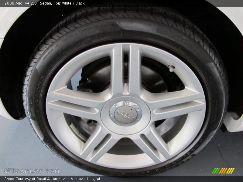 Ibis White / Black 2008 Audi A4 2.0T Sedan