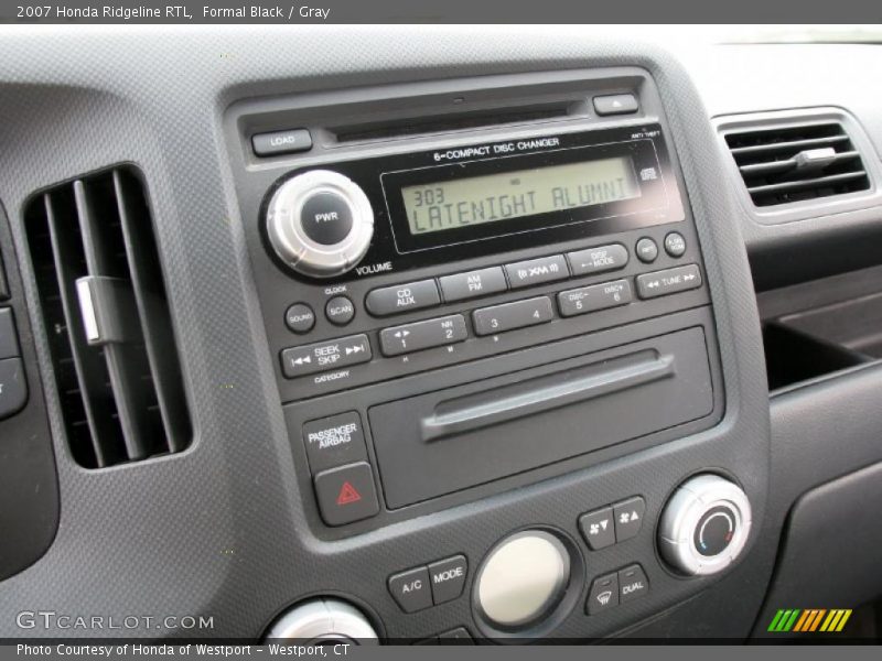 Formal Black / Gray 2007 Honda Ridgeline RTL