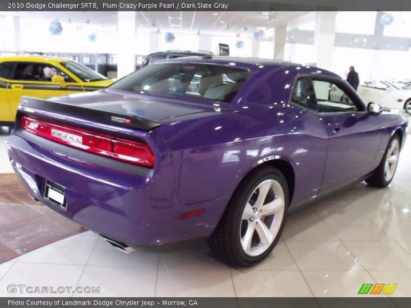 Plum Crazy Purple Pearl / Dark Slate Gray 2010 Dodge Challenger SRT8