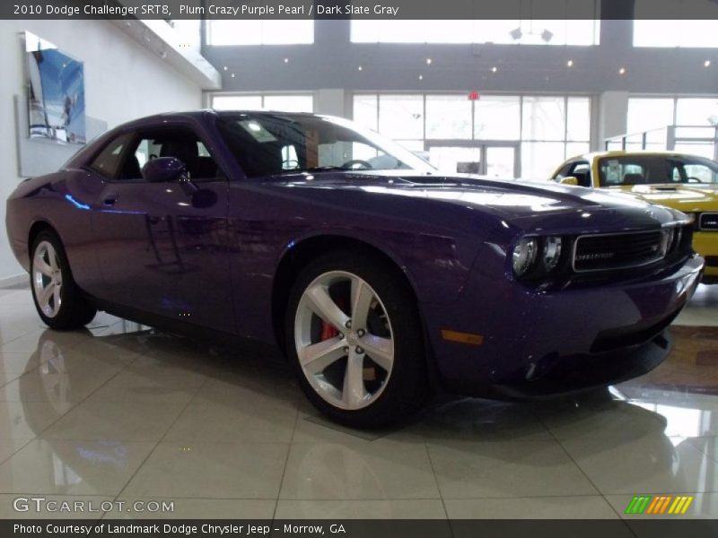 Plum Crazy Purple Pearl / Dark Slate Gray 2010 Dodge Challenger SRT8