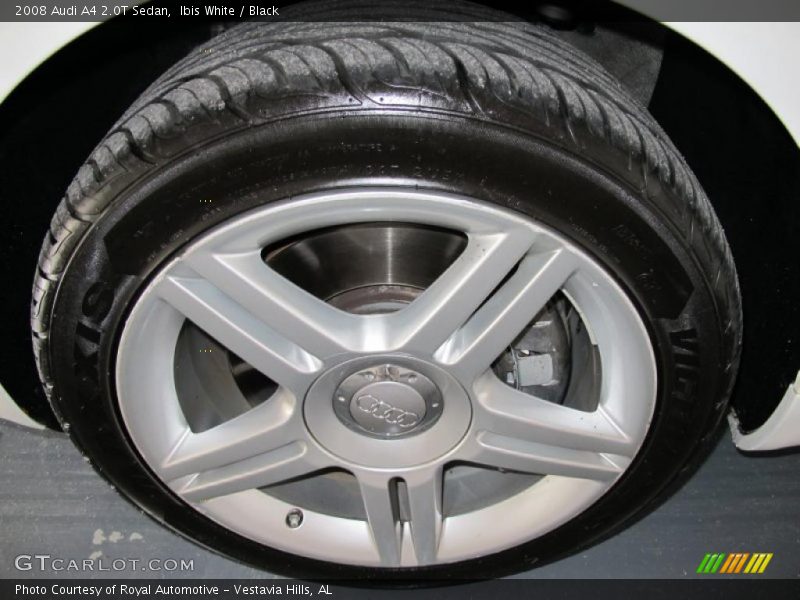 Ibis White / Black 2008 Audi A4 2.0T Sedan