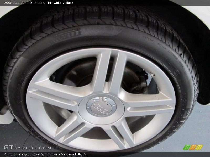 Ibis White / Black 2008 Audi A4 2.0T Sedan
