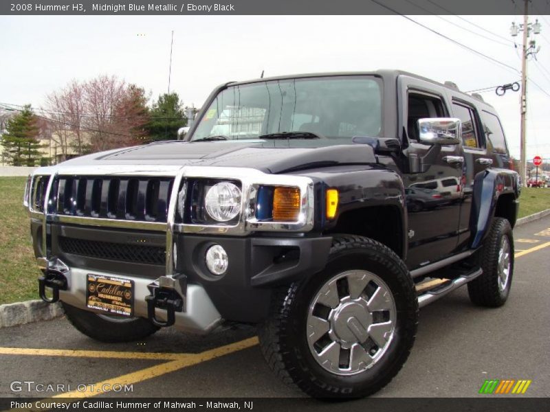 Midnight Blue Metallic / Ebony Black 2008 Hummer H3