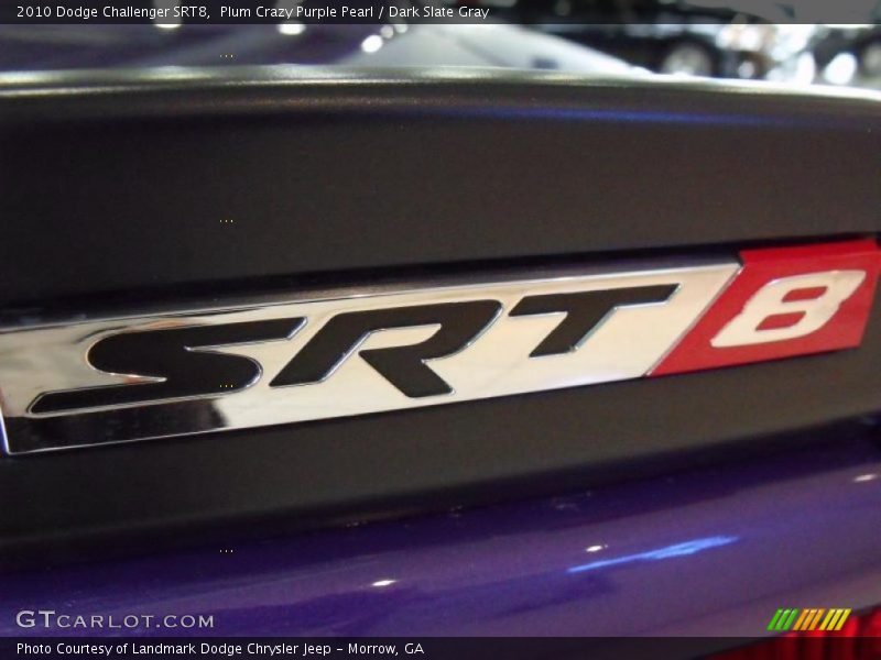 Plum Crazy Purple Pearl / Dark Slate Gray 2010 Dodge Challenger SRT8