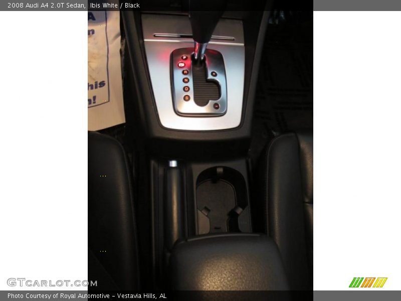 Ibis White / Black 2008 Audi A4 2.0T Sedan