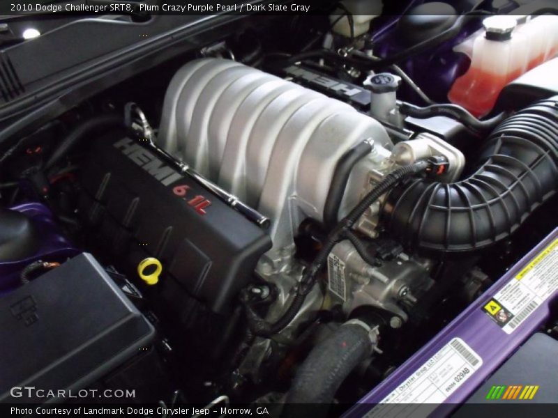 Plum Crazy Purple Pearl / Dark Slate Gray 2010 Dodge Challenger SRT8