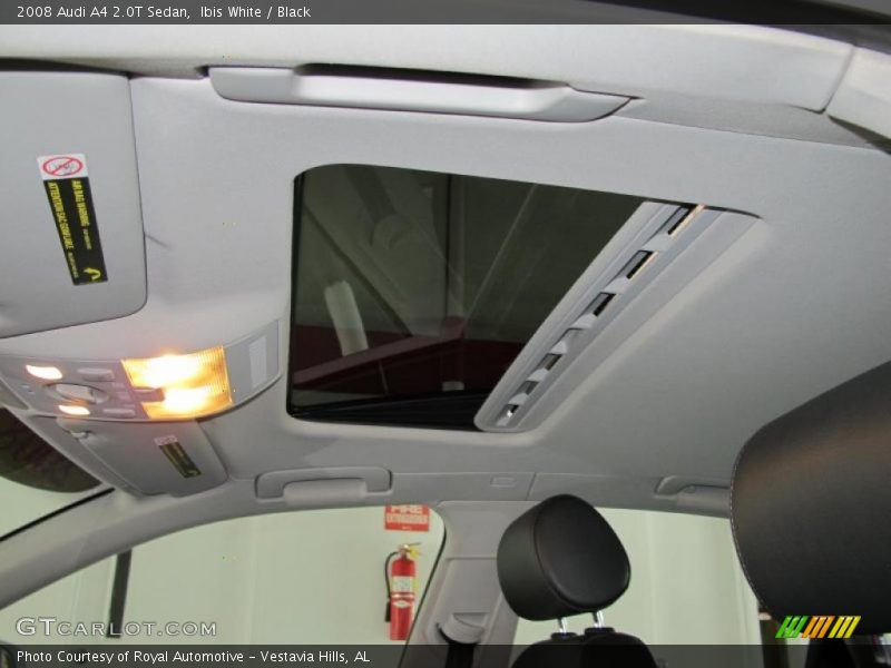 Ibis White / Black 2008 Audi A4 2.0T Sedan