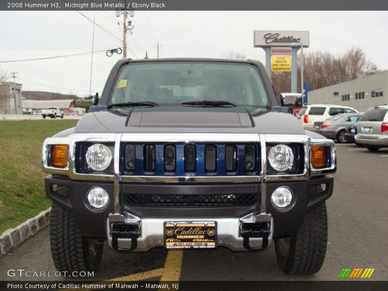 Midnight Blue Metallic / Ebony Black 2008 Hummer H3