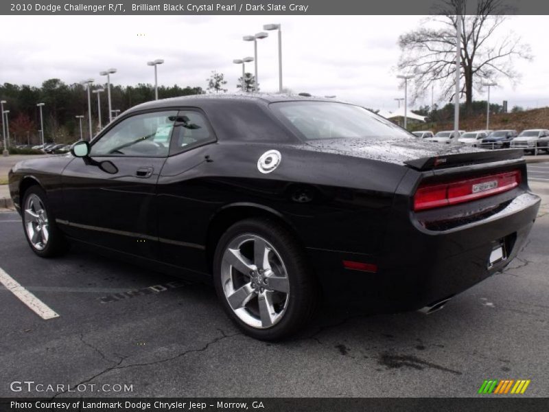 Brilliant Black Crystal Pearl / Dark Slate Gray 2010 Dodge Challenger R/T