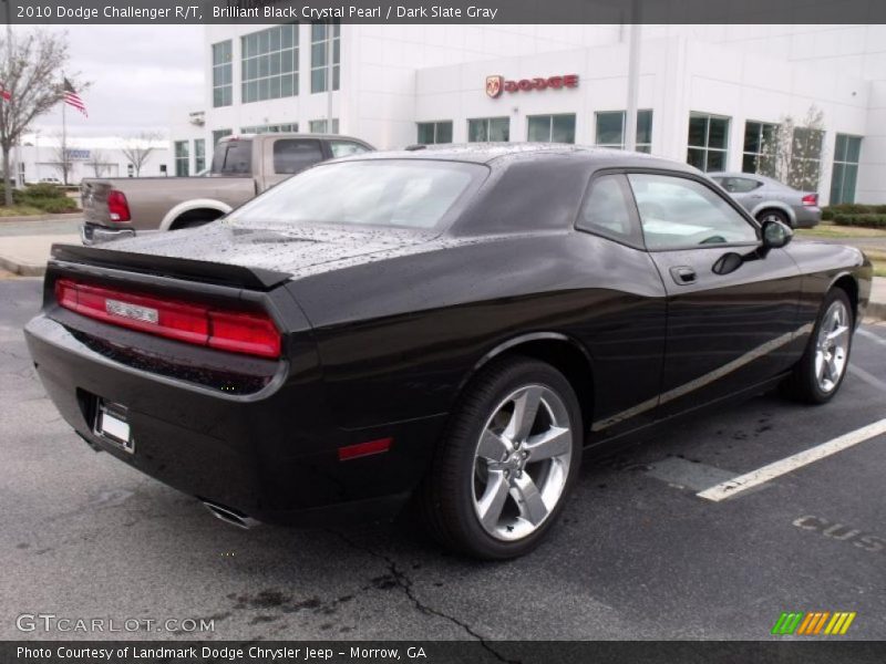 Brilliant Black Crystal Pearl / Dark Slate Gray 2010 Dodge Challenger R/T