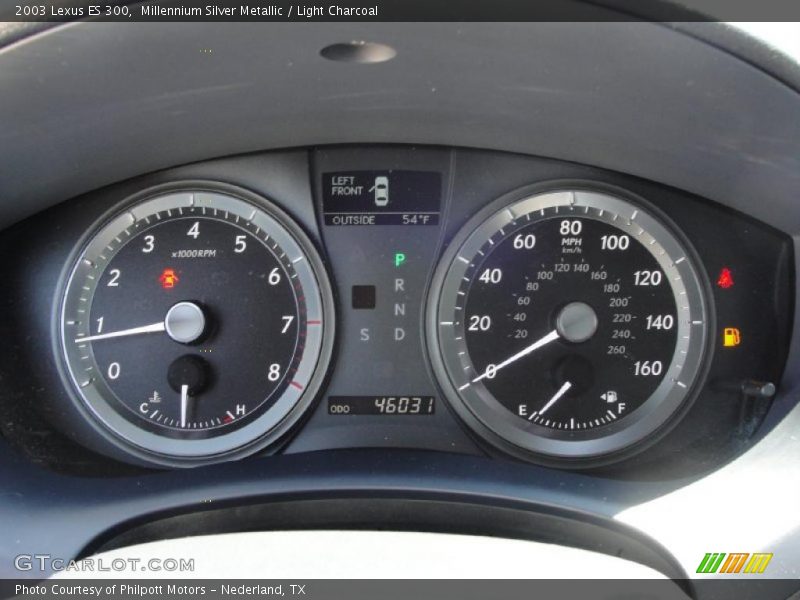 Millennium Silver Metallic / Light Charcoal 2003 Lexus ES 300