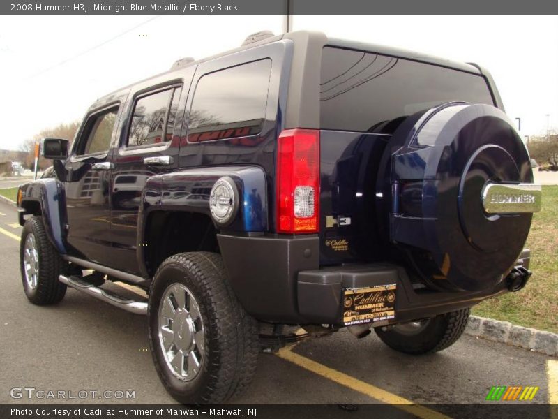 Midnight Blue Metallic / Ebony Black 2008 Hummer H3
