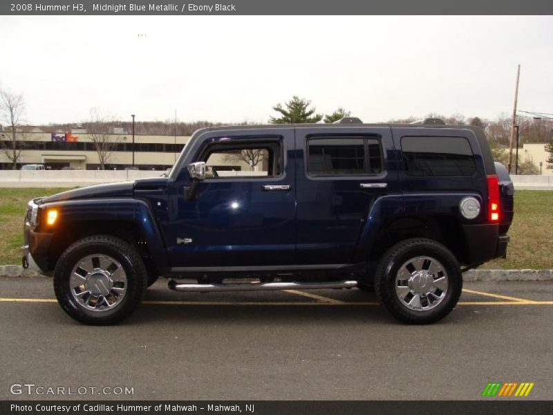 Midnight Blue Metallic / Ebony Black 2008 Hummer H3