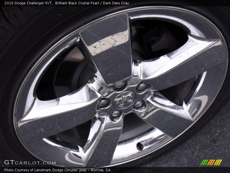 Brilliant Black Crystal Pearl / Dark Slate Gray 2010 Dodge Challenger R/T
