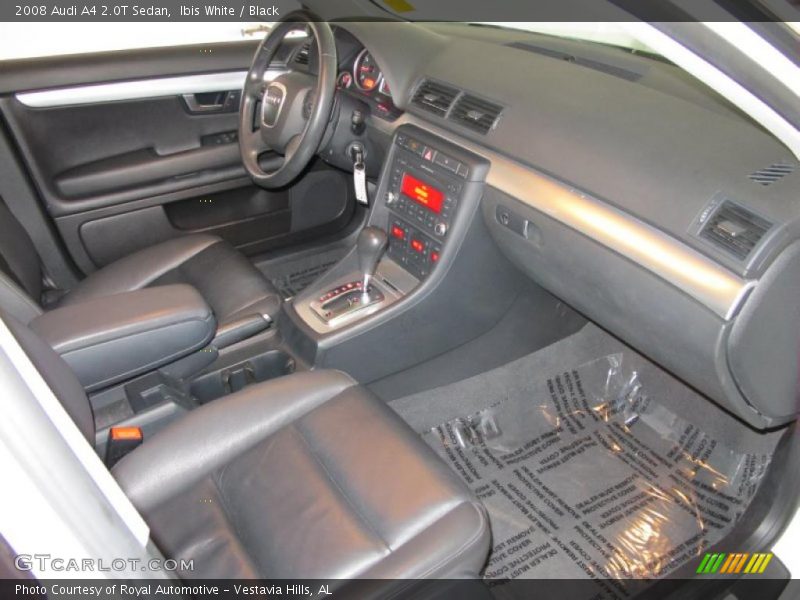 Ibis White / Black 2008 Audi A4 2.0T Sedan