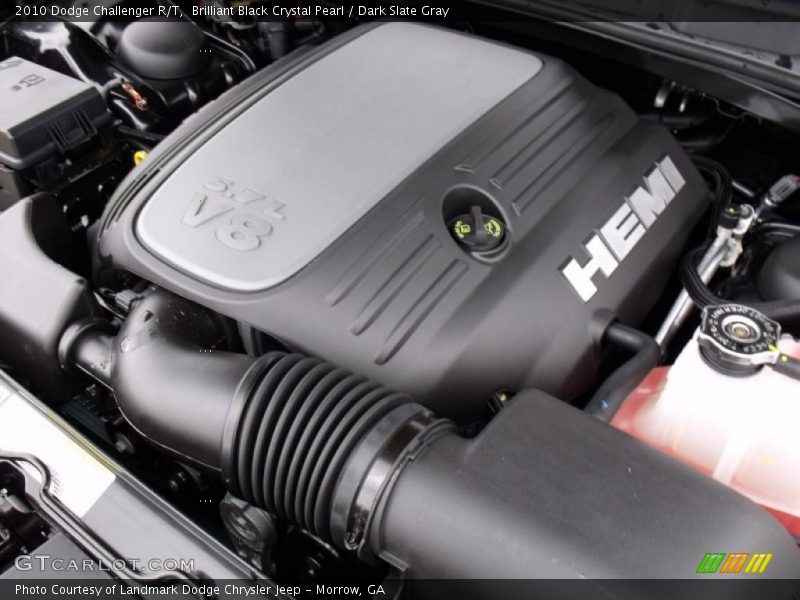 Brilliant Black Crystal Pearl / Dark Slate Gray 2010 Dodge Challenger R/T