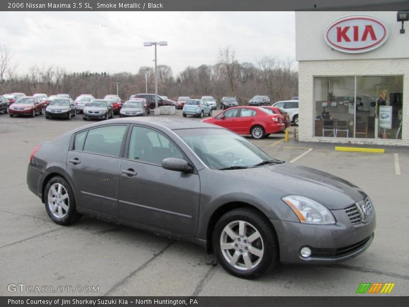 Smoke Metallic / Black 2006 Nissan Maxima 3.5 SL