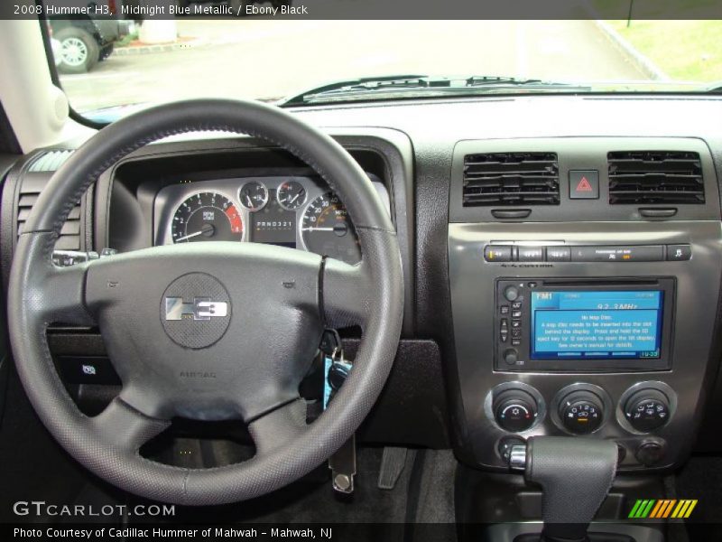 Midnight Blue Metallic / Ebony Black 2008 Hummer H3