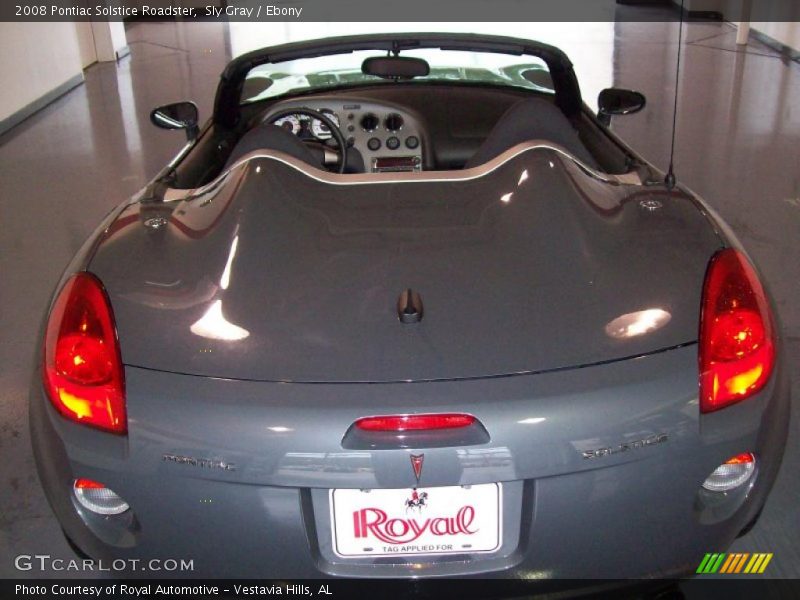 Sly Gray / Ebony 2008 Pontiac Solstice Roadster