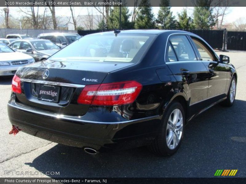 Black / Almond Beige 2010 Mercedes-Benz E 350 4Matic Sedan