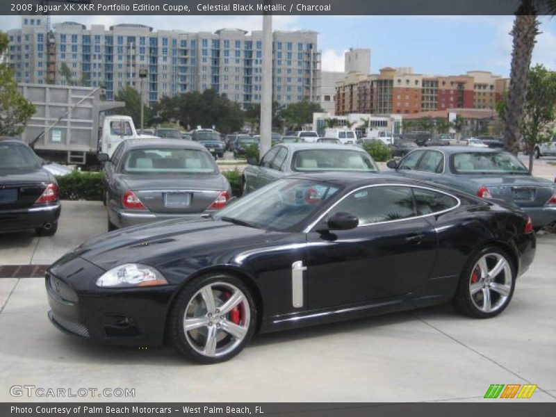 Celestial Black Metallic / Charcoal 2008 Jaguar XK XKR Portfolio Edition Coupe