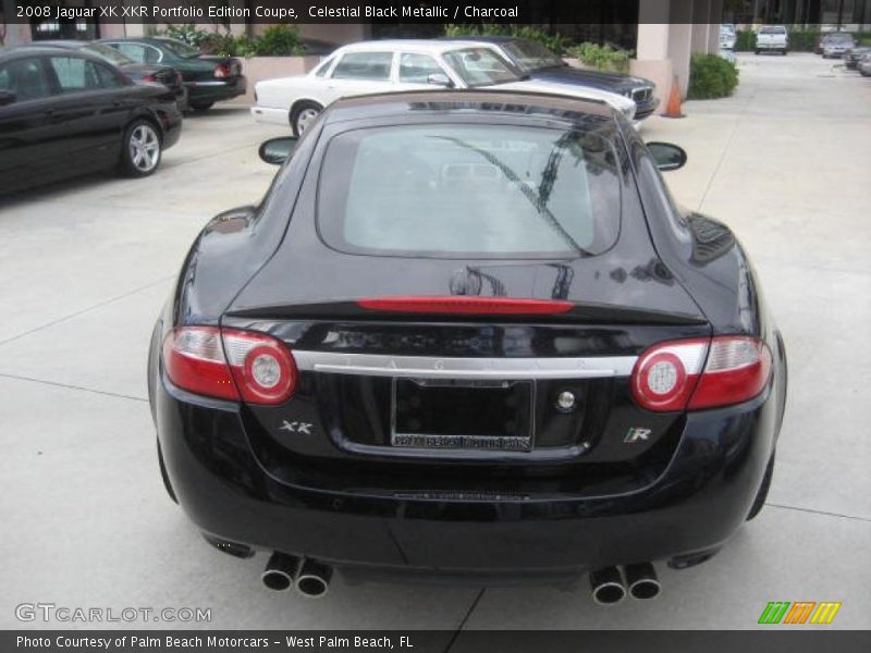 Celestial Black Metallic / Charcoal 2008 Jaguar XK XKR Portfolio Edition Coupe