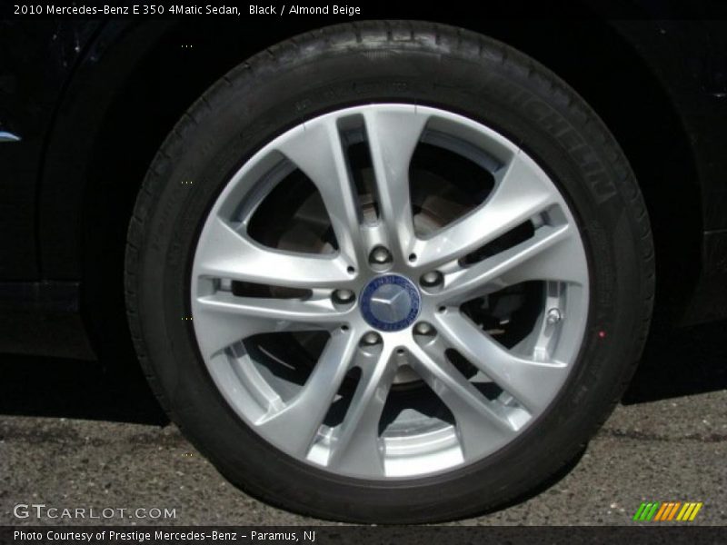 Black / Almond Beige 2010 Mercedes-Benz E 350 4Matic Sedan