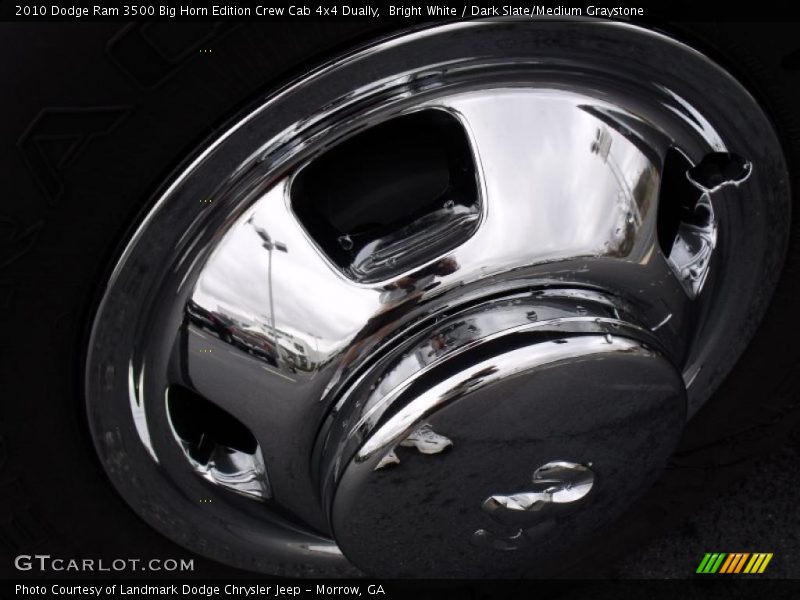 Bright White / Dark Slate/Medium Graystone 2010 Dodge Ram 3500 Big Horn Edition Crew Cab 4x4 Dually