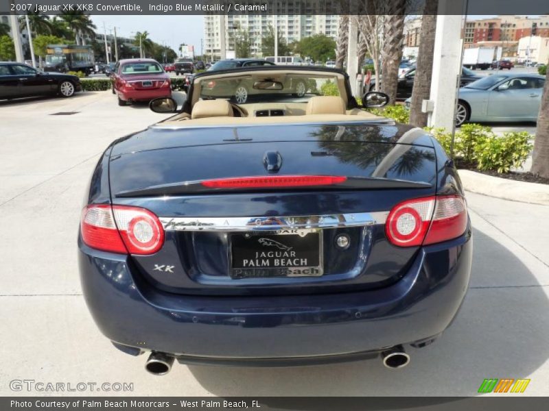 Indigo Blue Metallic / Caramel 2007 Jaguar XK XK8 Convertible